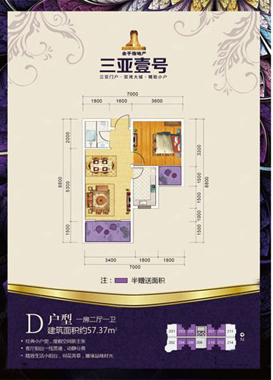 D户型