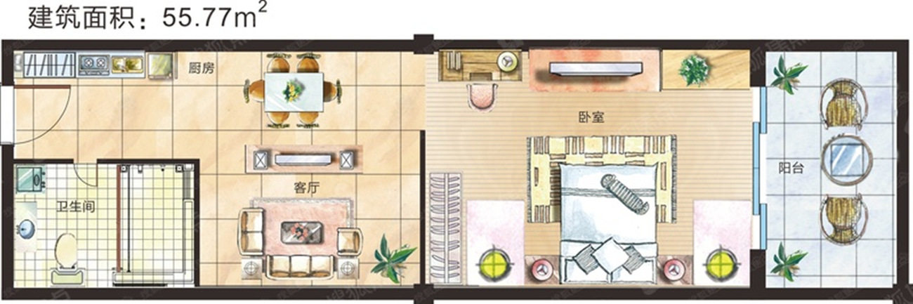 一房户型