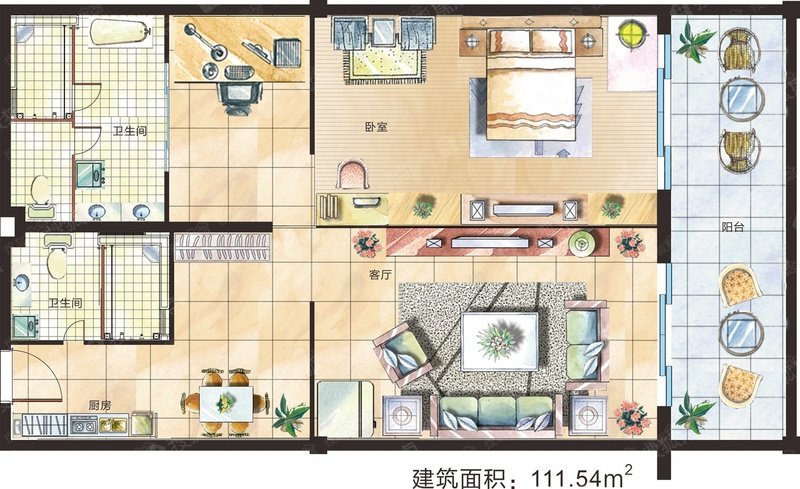 二房户型