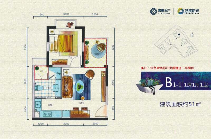 B1-1户型
