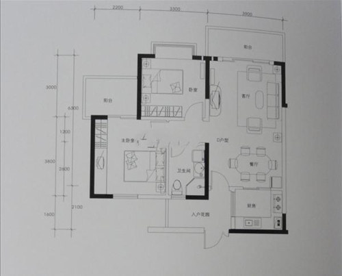 二居户型