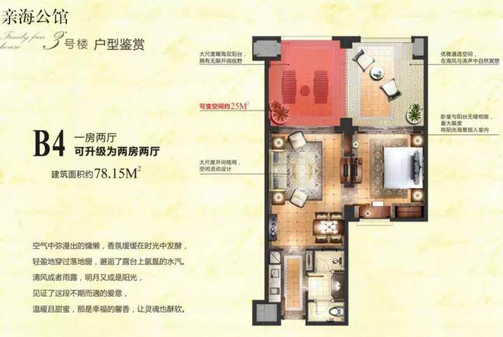 亲海公馆B4户型