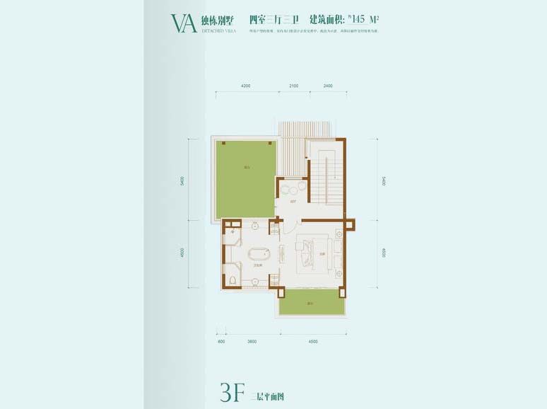 VA独栋别墅3F户型
