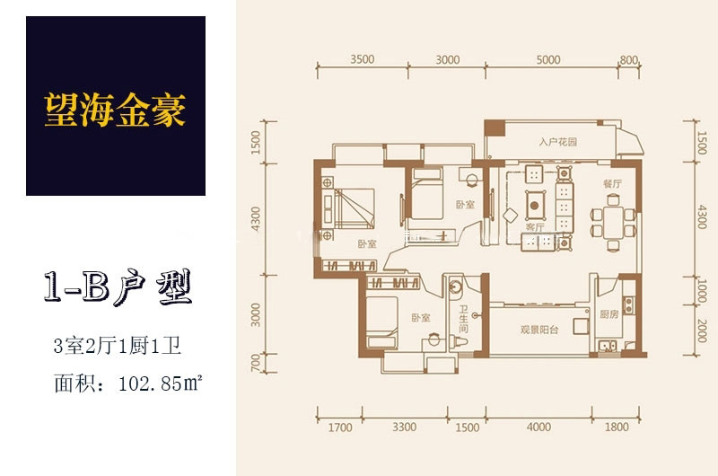 1-B户型