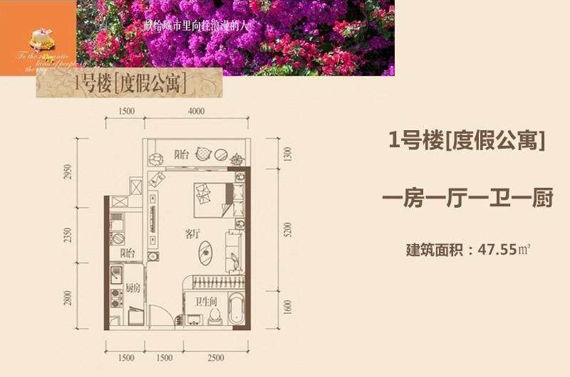 1号楼度假公寓户型