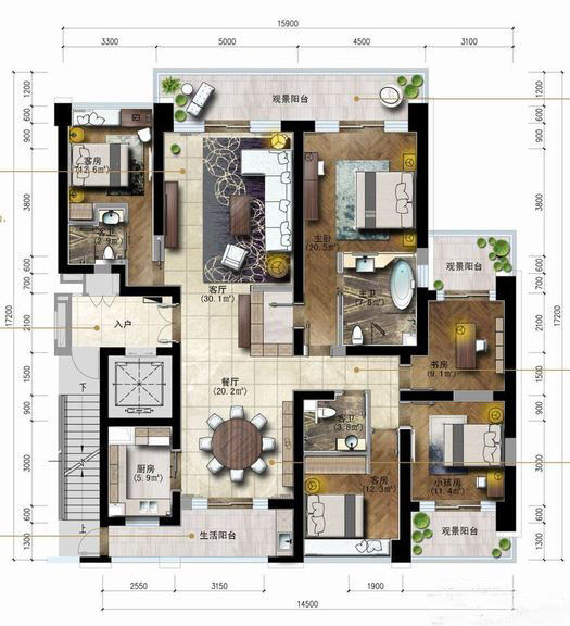 海航万绿园1号