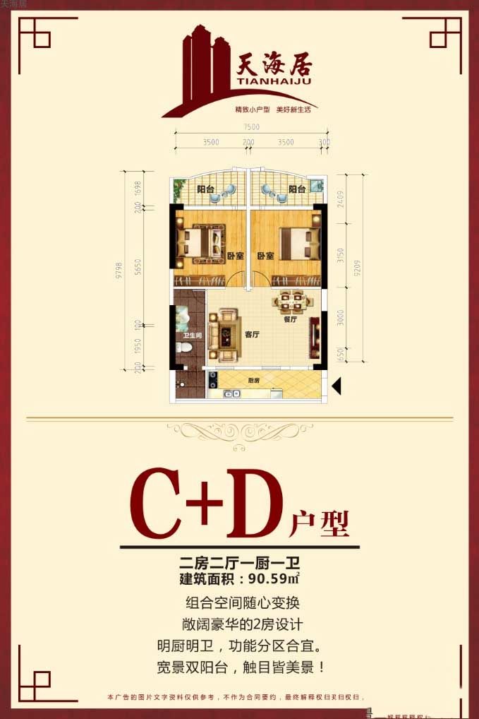 C+D户型图