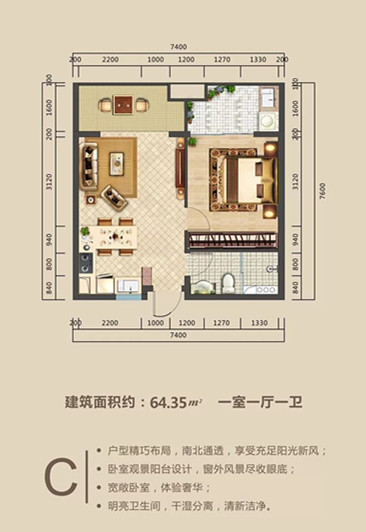 C户型