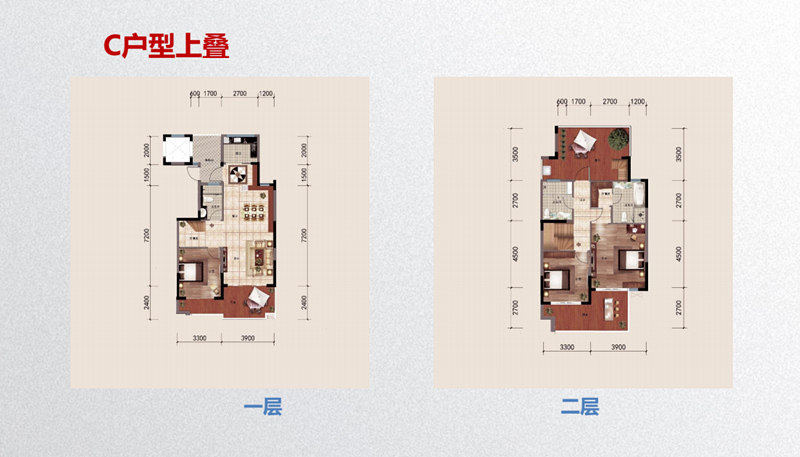 叠拼别墅C户型