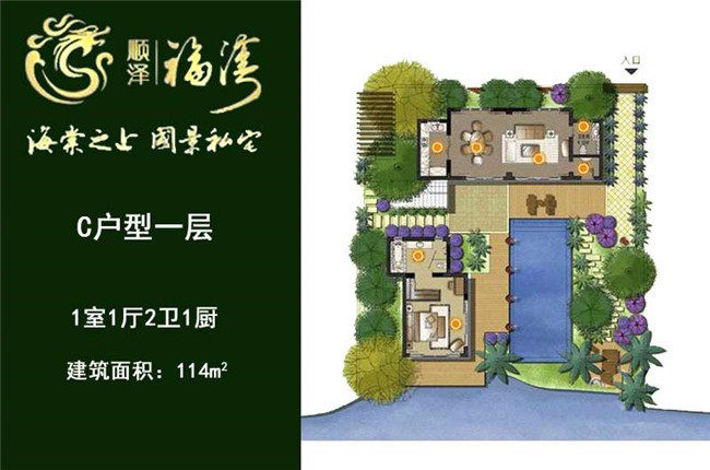 C户型一层