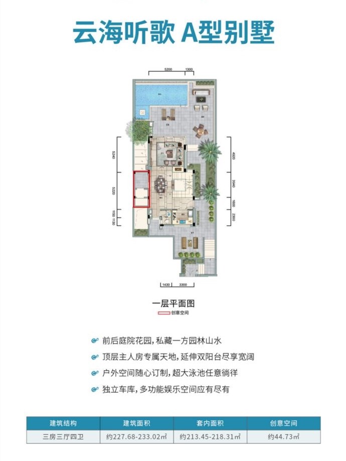 A户型（一层）