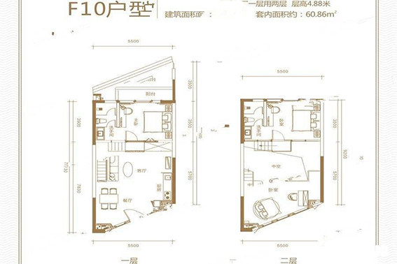 3室2厅2卫0厨 