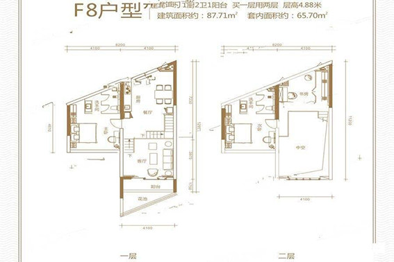 3室2厅2卫0厨 