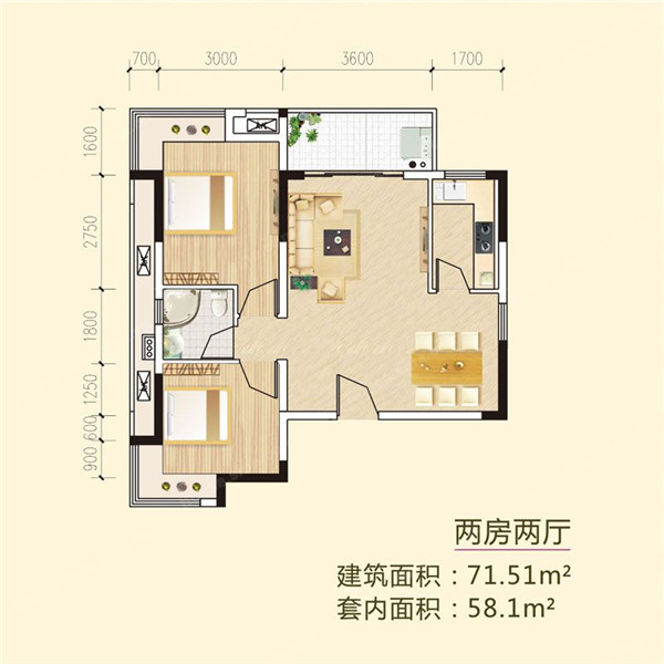 E户型