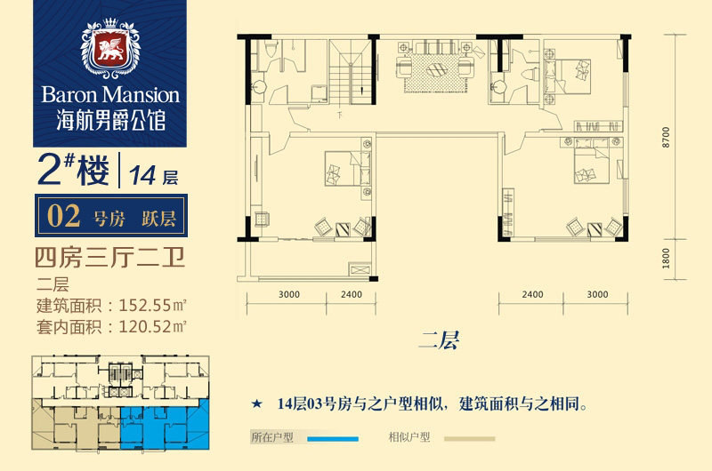 2栋楼14层02号