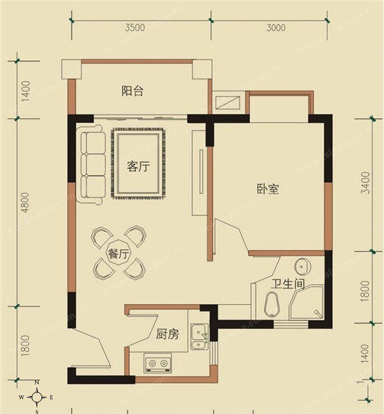 D户型