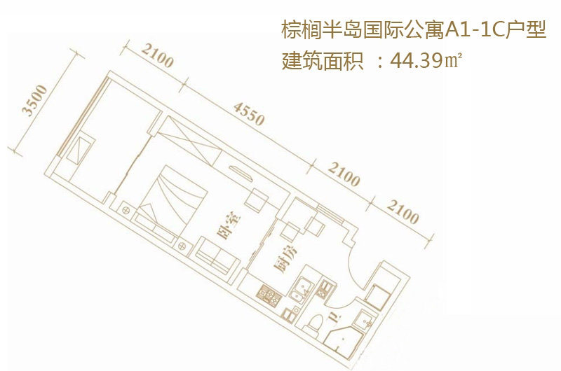 A1-1C户型