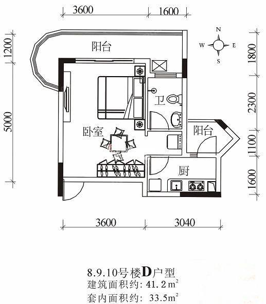 8、9、10号楼D户型