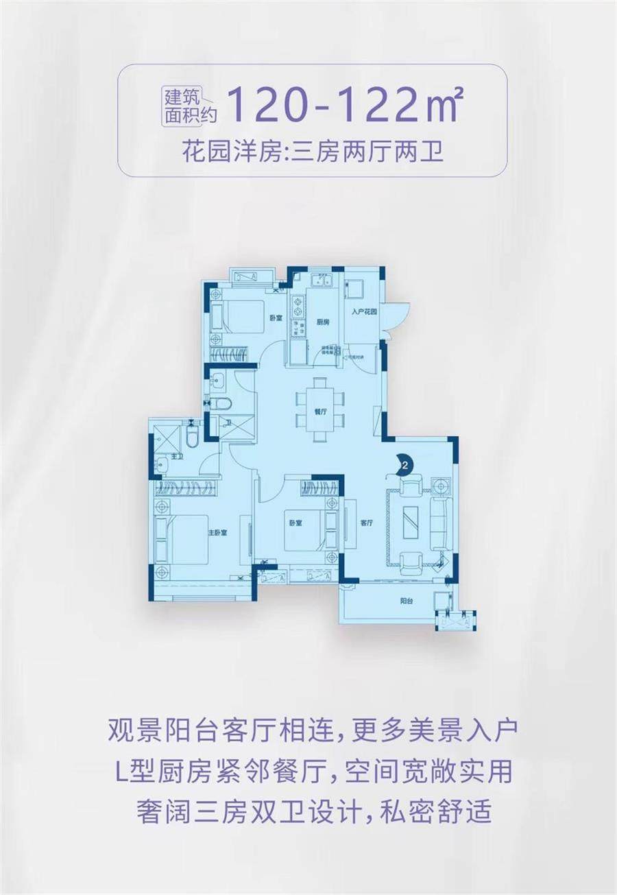 3室2厅2卫0厨 