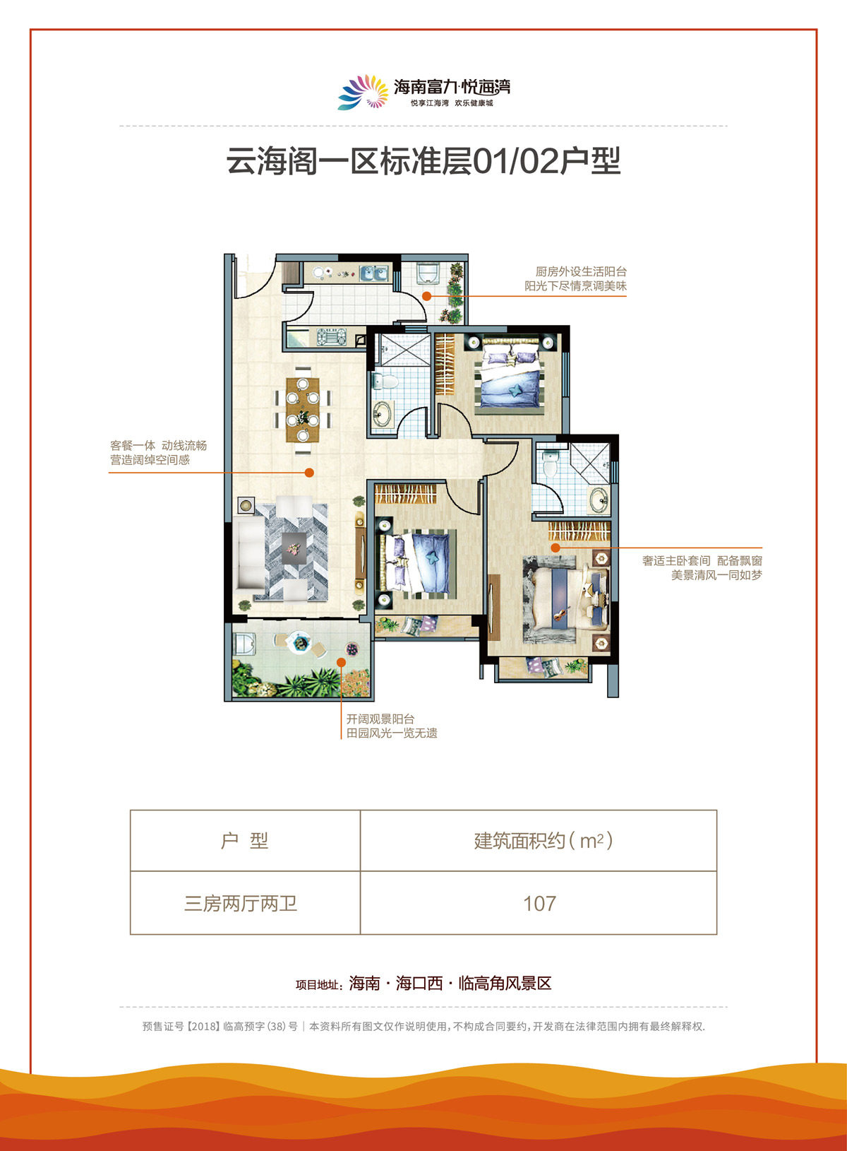 3室2厅2卫0厨 