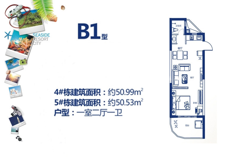 4、5栋 B1户型
