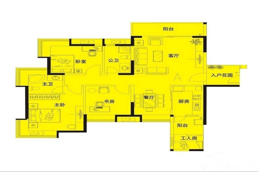 4室2厅2卫0厨 