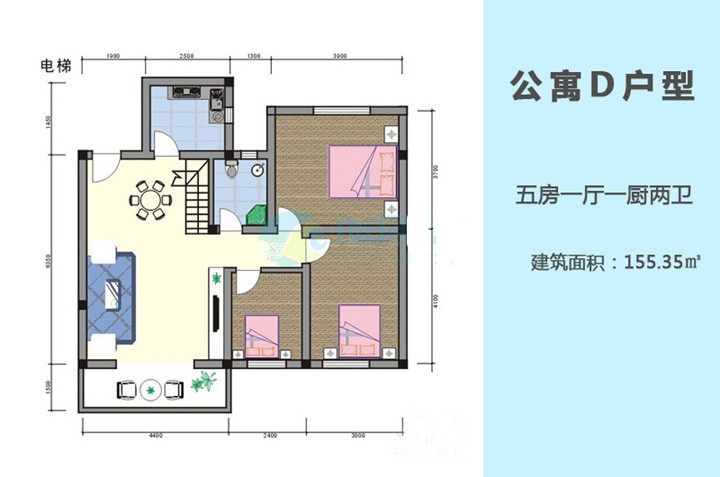 公寓D户型