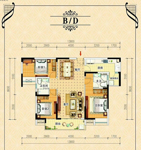 B#D#04户型