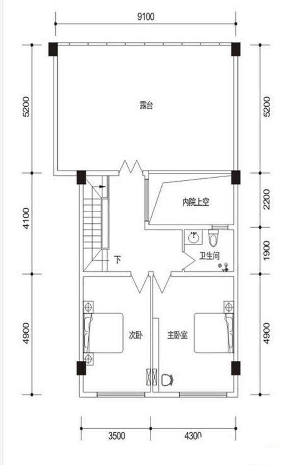 4室2厅3卫0厨 