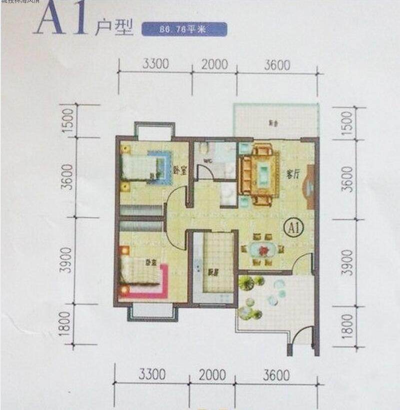 A1户型图