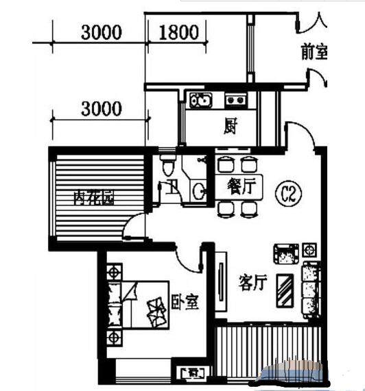 5#楼C2户型