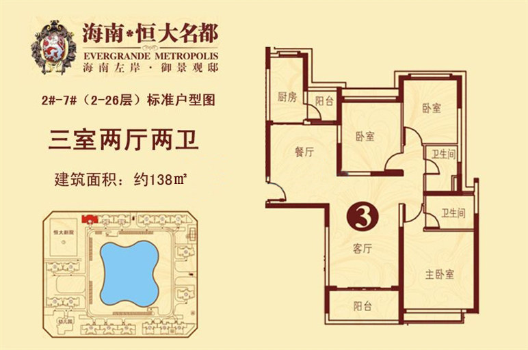 2#7#标准3户型