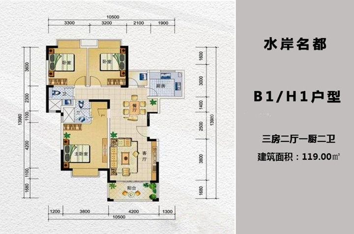 B1、H1户型