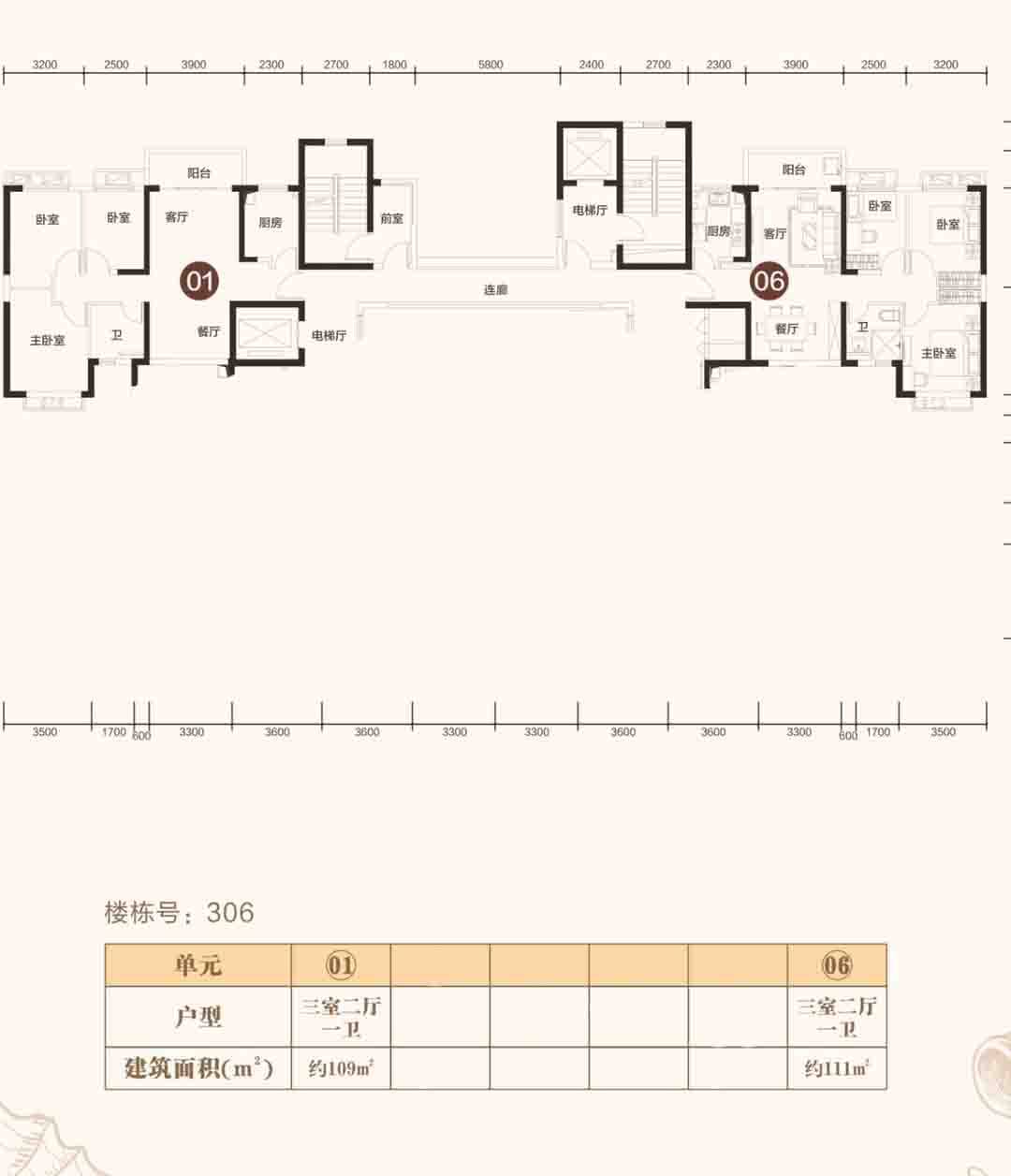 3室2厅1卫0厨 