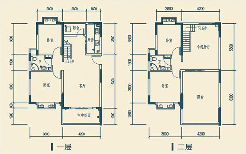 B1户型（跃层）