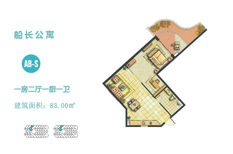 D1-H海子洋房户型