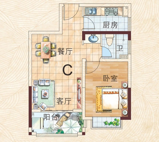 C户型