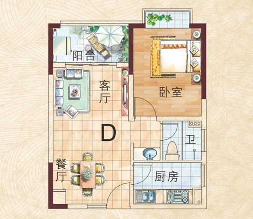 D户型