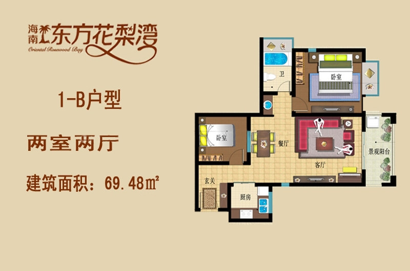1B户型