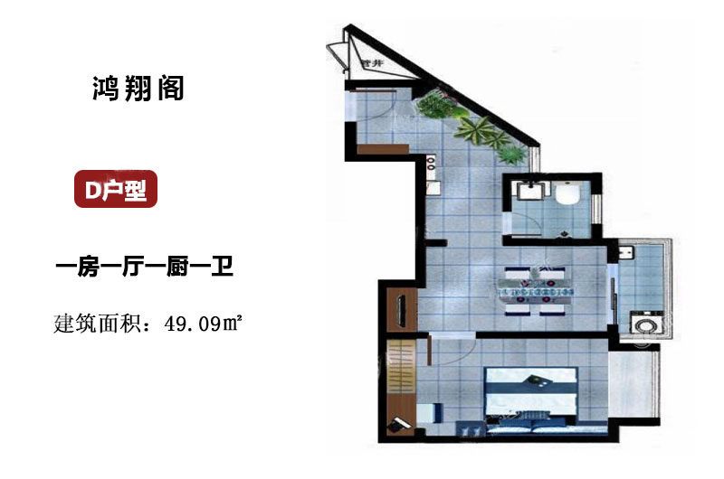 D户型