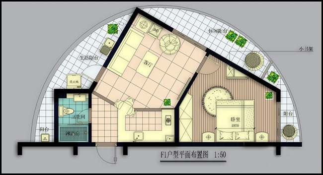 F1户型图