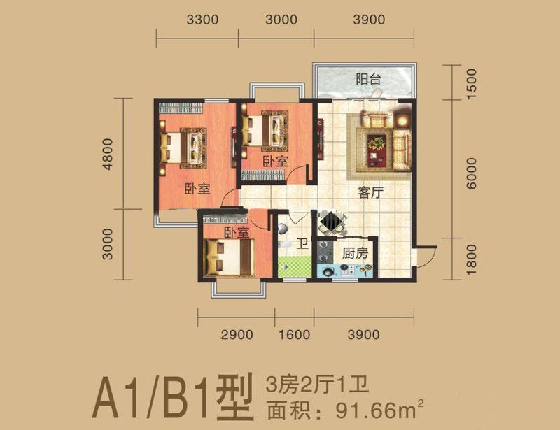 A1/B1户型