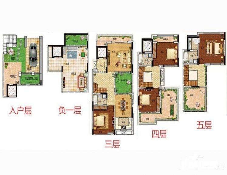 4室3厅3卫1厨