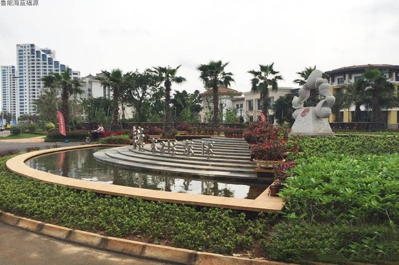 效果图海南海口鲁能海蓝福源实景图