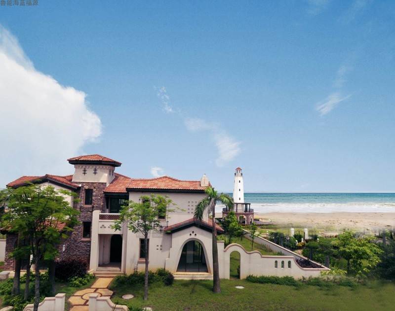 效果图海南海口鲁能海蓝福源实景图