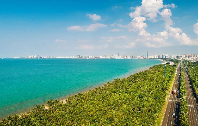 效果图海口曦海岸云创实景图