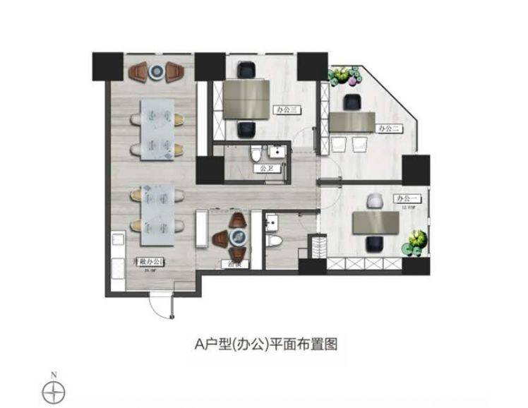 3室2厅2卫1厨
