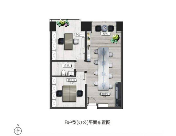 3室2厅2卫1厨