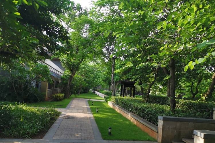 效果图海南海口鸿洲江山实景图