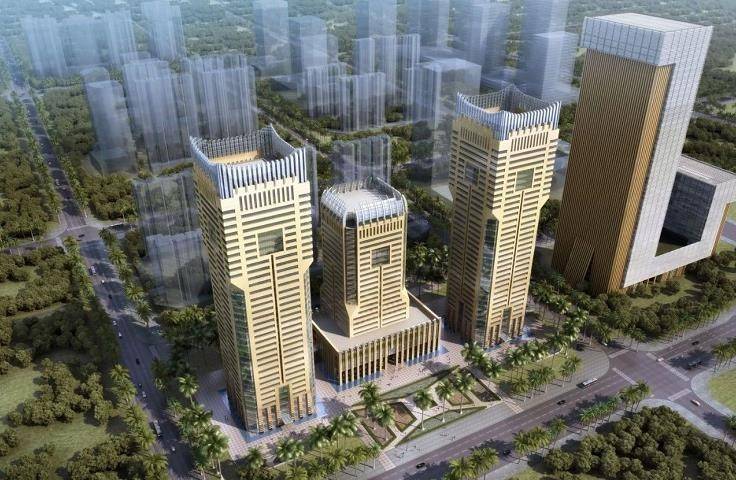 效果图海口互联网金融大厦效果图
